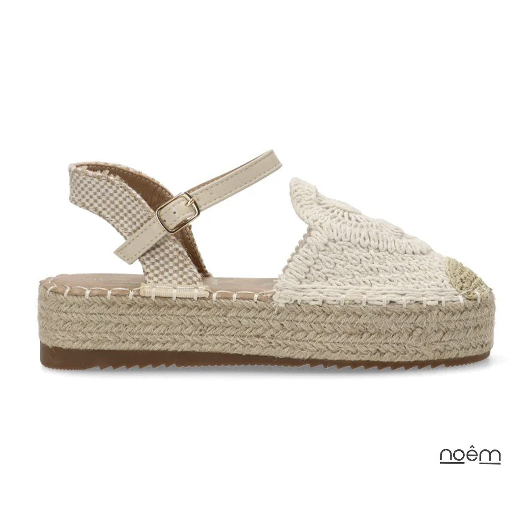 Alpargata Plataforma “Natura Crochet”