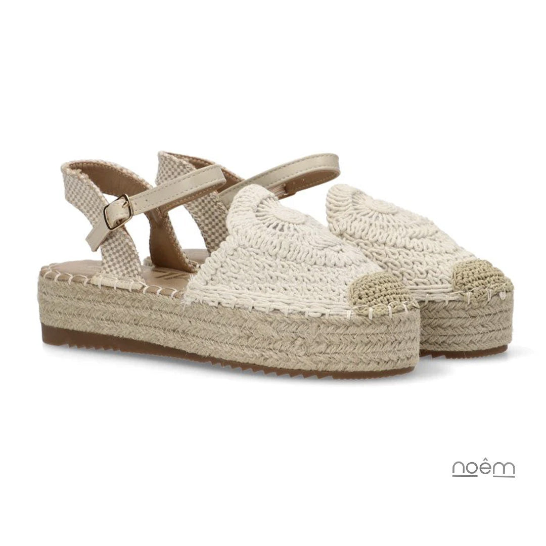 Alpargata Plataforma “Natura Crochet”