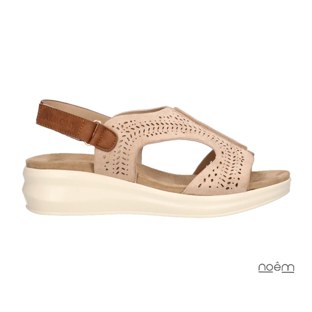 Sandalia BEIG Troquelada ARLET – ÉTIKA
