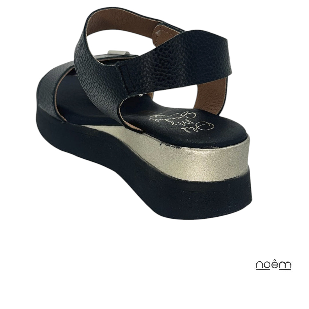 Sandalias Negras Mujer Oh My Sandals | Cómodas