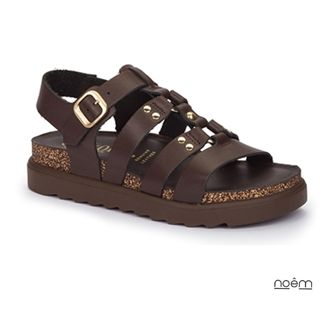 Sandalia Bio Piel Marrón TUNEZ 255 – YOKONO | Noêm