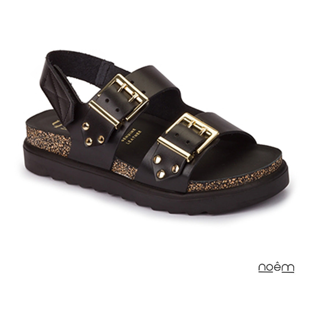 Sandalia Bio Piel Negra TUNEZ 261 – YOKONO | Noêm
