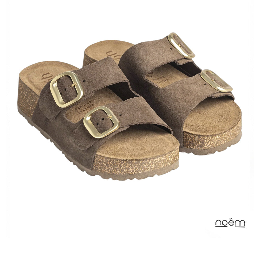 Sandalia Bio Serraje Taupe WIWI 003 – YOKONO Noêm